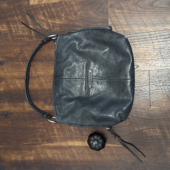 Aimee Kestenberg Black Genuine Leather Large Hobo Purse - Picture 10 of 15